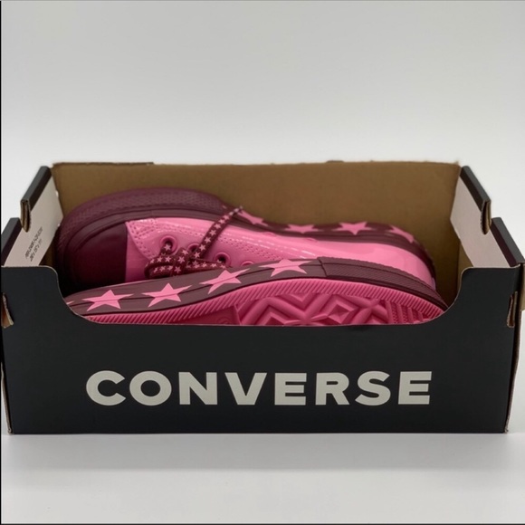 LAST PAIR! Size 9.5 PINK CONVERSE x MILEY Cyrus - Picture 4 of 5